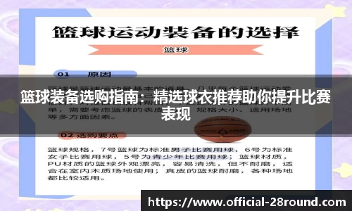 篮球装备选购指南：精选球衣推荐助你提升比赛表现